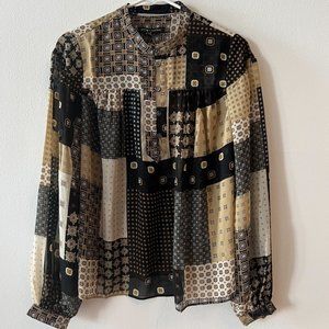 Banana Republic Sheer Blouse (S)